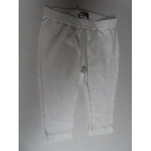 Legging - Meisjes - Wit - Effen - 3 / 4 lengte - 3 jaar 98