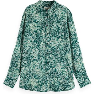 Blouse - Klassieke Blouse - Viscose - Lange Mouw - Normale Pasvorm