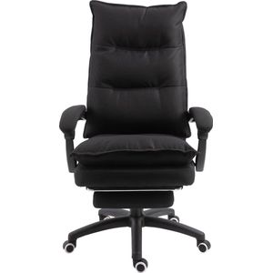 Vinsetto-Bürostuhl mit Massagefunktion-Polyester-70B x 62T x 120-130H cm-Schwarz