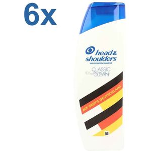 Head & Shoulders - Classic Clean - Anti-roos - Shampoo - 6x 300ml - Voordeelverpakking