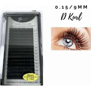 Wimpers Extensions - Prime Silk Lashes - 9mm - 0.15 D Krul