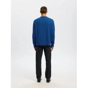 Selected Homme Harne LS Knit Relaxed Wool Crew Neck Set Sail