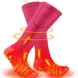 Verwarmde Sokken - Elektrische Sokken - Warme Huissokken -Roze