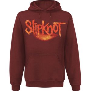 Slipknot Live At MSG Heren Trui met capuchon - rood - M