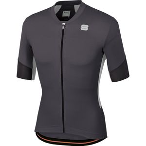 Sportful Fietsshirt korte mouwen Heren Grijs Zwart / SF Gts Jersey-Anth/Black/White - M