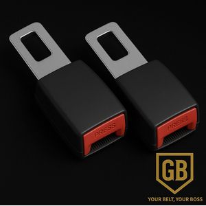 Auto - Gordelverlenger - Zwart - 2 Stuks - Verlengstuk - Veiligheidsgordelgesp