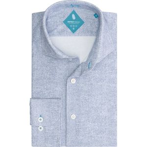 District Indigo Performance Overhemd Herringbone Light Blue (7.12.025.702 - 318)