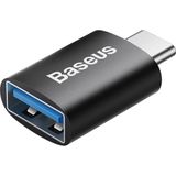 Baseus Ingenuity Universele USB-C naar USB-A Adapter Converter Zwart