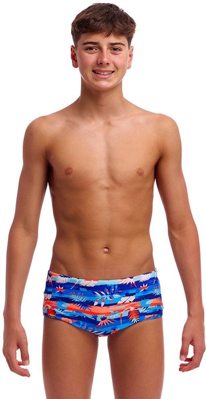 Funky Trunks Sidewinder Trunks Zwemboxer Blauw AUS 24 Jongens