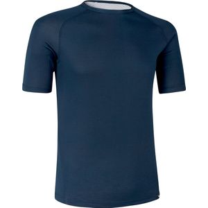 GripGrab - Ride Thermal Korte Mouw Lente Herfst Fiets Ondershirt Polygiene Base Layer Thermoshirt - Navy Blauw - Heren - Maat XXL