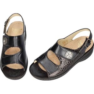 Fidelio Hallux -Dames - zwart - sandalen - maat 40