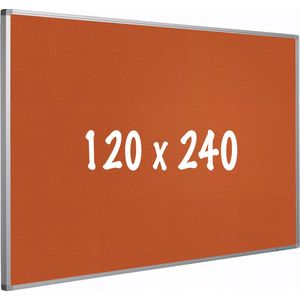 Prikbord kurk PRO - Aluminium frame - Eenvoudige montage - Punaises - Prikborden - 120x240cm