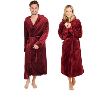 Ibenzoa® Buitengewone Unisex Badjas met Kap en Zachte Microvezel voor Comfortabele Ontspanning