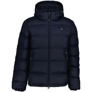 Gant - ACTIVE CLOUD JACKET - Gewatteerde Jas - Evening Blue - Regular Fit - Afneembare Capuchon