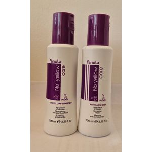 Fanola No Yellow Duo Shampoo 100ml + Mask 100ml