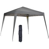 4goodz Opvouwbare Partytent 240x240 cm met Haringen - Grijs