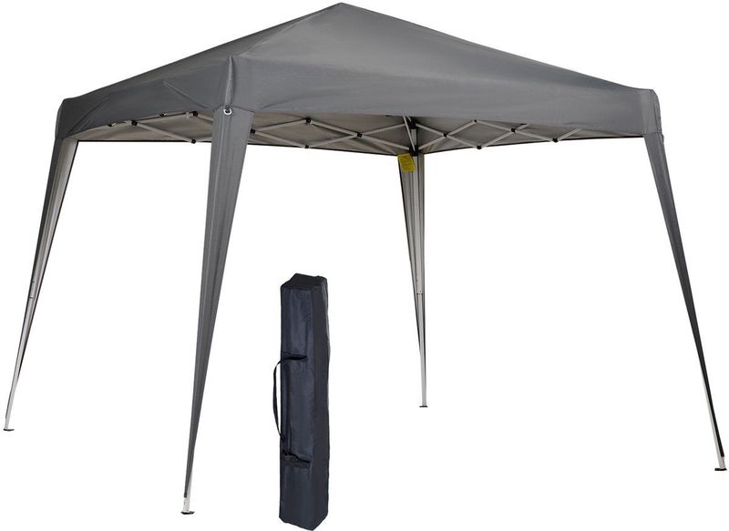 4goodz Opvouwbare Partytent 240x240 cm met Haringen - Grijs