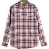 Scotch & Soda Overhemd Flannel Check Shirt 175486 6948 Mannen Maat - S