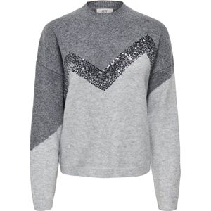 Jacqueline de Yong - Jdymatilda Life Hn - Trui - Donkergrijs gemêleerd - Dames