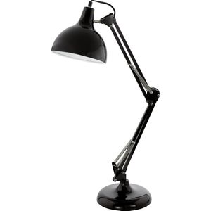 EGLO Vintage Borgillio - Tafellamp - 1 Lichts - Zwart