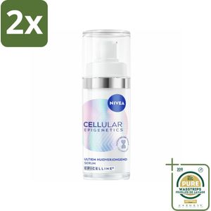 NIVEA – Anti-Age Serum – Cellular Epigenetics – 30 ml - Voordeelverpakking - 2 stuks - Jeugdige huid - Rimpelvermindering