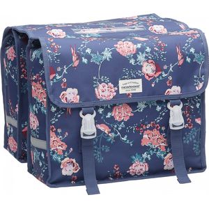 New Looxs Fiori Double Dubbele Fietstas - 30 l - Ella Blue