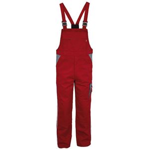Carson Contrast Bib Pants CR483 - RED/GREY - 27