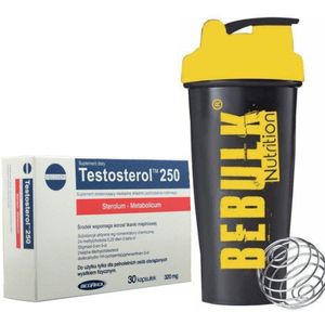 Supplementen - Testosterol - 30 Capsules - Megabol + BeBulk Nutrition Shaker Ball - 4 x 30 Capsules