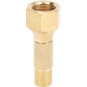 Luchtdoornpomp messing draagbare bandenopblaasaansluiting- auto fiets motorfiets- 025 inch NPT binnendraad .