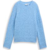 TOM TAILOR - Trui - Lichtblauw - Gebreide Truien