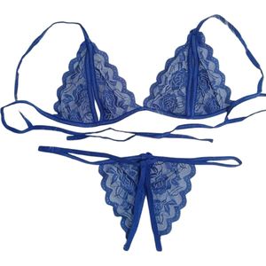 Nivard BH - Erotische Push-up Bh's - Comfort Beha - Gemengd - Blauw