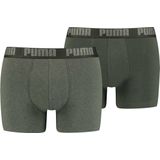 Puma - Basic Boxer 2-Pack - Ondergoed - XL - Groen