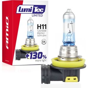 AMiO LumiTec Silver Halogeen Dimlicht +130% H11 12V 55W (1 stuk)