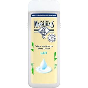 Le Petit Marseillais - Lait Douchecrème - 400ml - Hydratatie - Geschikt voor Alle Huidtypen