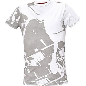 T-shirt Assent Timaru schilders/stucadoors wit maat XXXL - 3 stuks