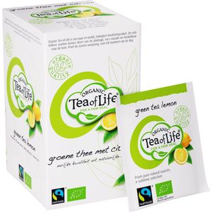 Tea of Life Organic - Groene thee Citroen - 25 x 1,5gr