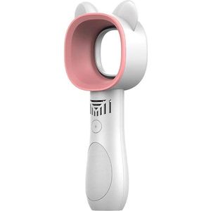 Drphone Kids Bladeless Ventilator – Kattenoortjes – 3 standen – USB 3 Oplaadbaar – Bladloos – Draagbaar Mini Koelventilator – Roze