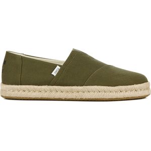 TOMS Espadrilles Male / Instappers / Herenschoenen - Canvas - Alp Rope 2.0 canv - Groen - maat 45