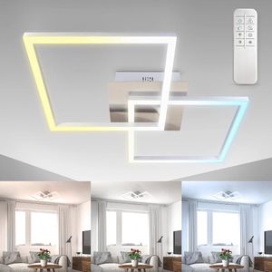 Dimbare Plafondlamp met CCT Kleurtemperatuurregeling en Afstandsbediening - 27W LED