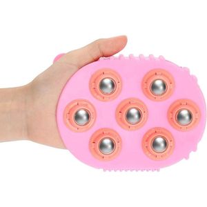 Cellulitis massageapparaat - 360 graden kogelhandmassageapparaat van roestvrij staal voor spierpijnverlichting - ontspan jezelf met massageborstelhandschoen voor gezicht, arm en hand. massage bal voeten