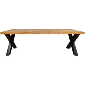 Eetkamertafel Denver | Rechthoek X-poot | 240 cm