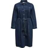 VERO MODA CURVE spijkerjurk dark blue denim