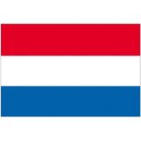 Vlag Nederland 149 x 85 cm - Vlaggenmast vlaggen - Nederlandse vlag voor buiten