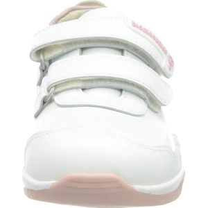 Biomecanics Meisjes Sneaker, Wit en Roze, Maat 26 EU, 8 UK
