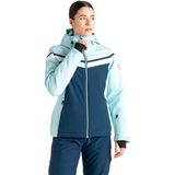 Dare2b - Flurry - Jas - Blauw - Gerecycled Waterdicht en Ademend Stretchmateriaal