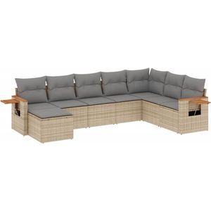 vidaXL-8-delige-Loungeset-met-kussens-poly-rattan-beige