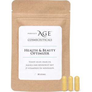 Huidverbetering supplement: Health & Beauty Optimizer 21 vitaminen en mineralen Perfect Age