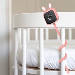 Tuya Baby camera | Met huil- en bewegingsdetectie | Roze | Wifi Camera | Babyfoon met Camera en App | Baby Monitor | Met huil- en bewegingsdetectie | Diverse montage mogelijkheden