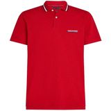 Tommy Hilfiger Tipped Regular Fit Korte Mouw Poloshirt Rood S Man