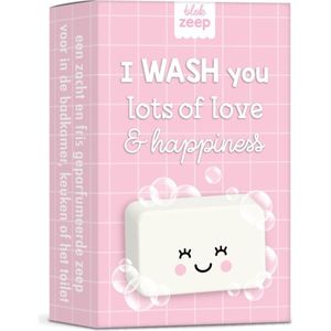 Zeep - I Wash you lots of love & happines - Cadeau - Verjaardag